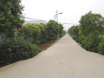 2007 / Road and bridge construction / 420,000 yuan - Wujin District, Changzhou City